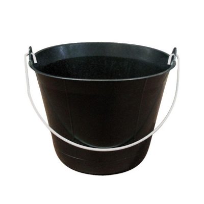 Seau maçon plastique noir 11 litres