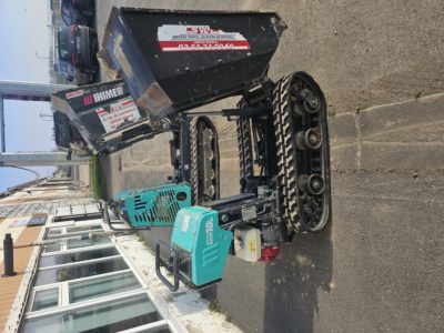 Mini transporteur sur chenilles